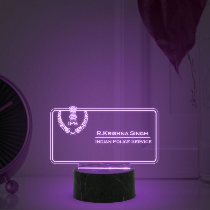 IPS Name Plate With Customized Names